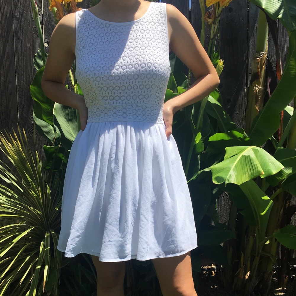 white dress
